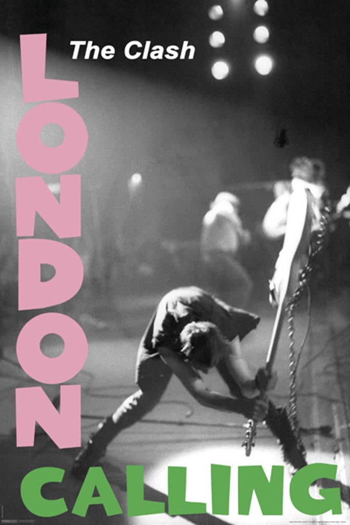 340092 The Clash London Calling Music Decor Wall 16x12 Poster Print