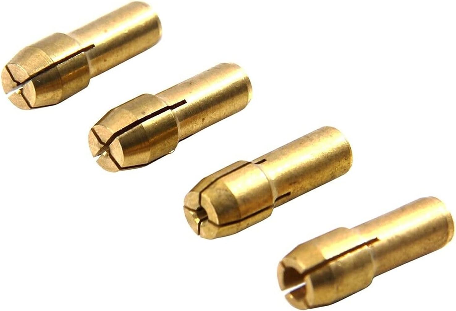 10Pcs Brass Drill 0.5-3.2mm Collet Bit Set for Dremel Rotary Tool 4.8mm Chucks