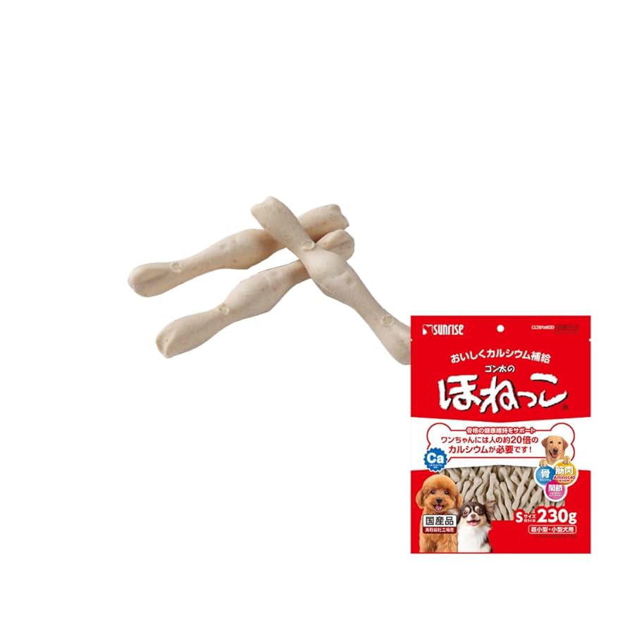 Amazon | 【1袋 】ゴン太のほねっこ Sサイズ 230g 国産品 | 国産
