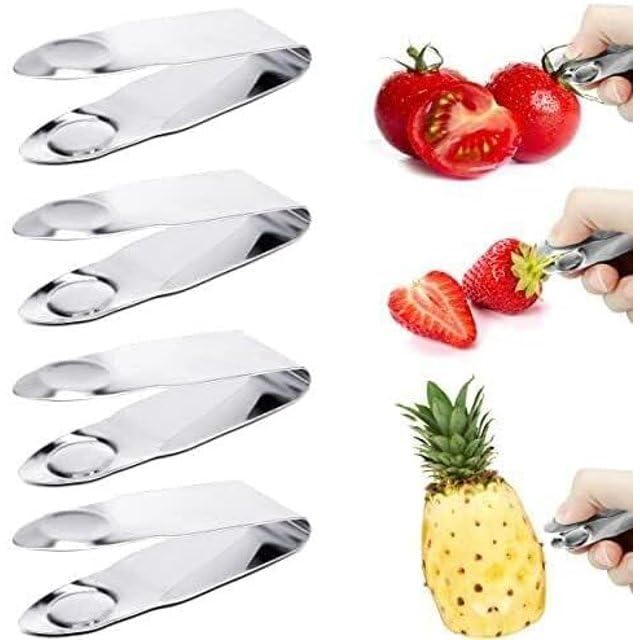 2-Pack Stainless Steel Strawberry Huller Tool - Stem Remover For Strawberries & Cherry Tomatoes, 2.8" Small Kitchen Gadget - View #8