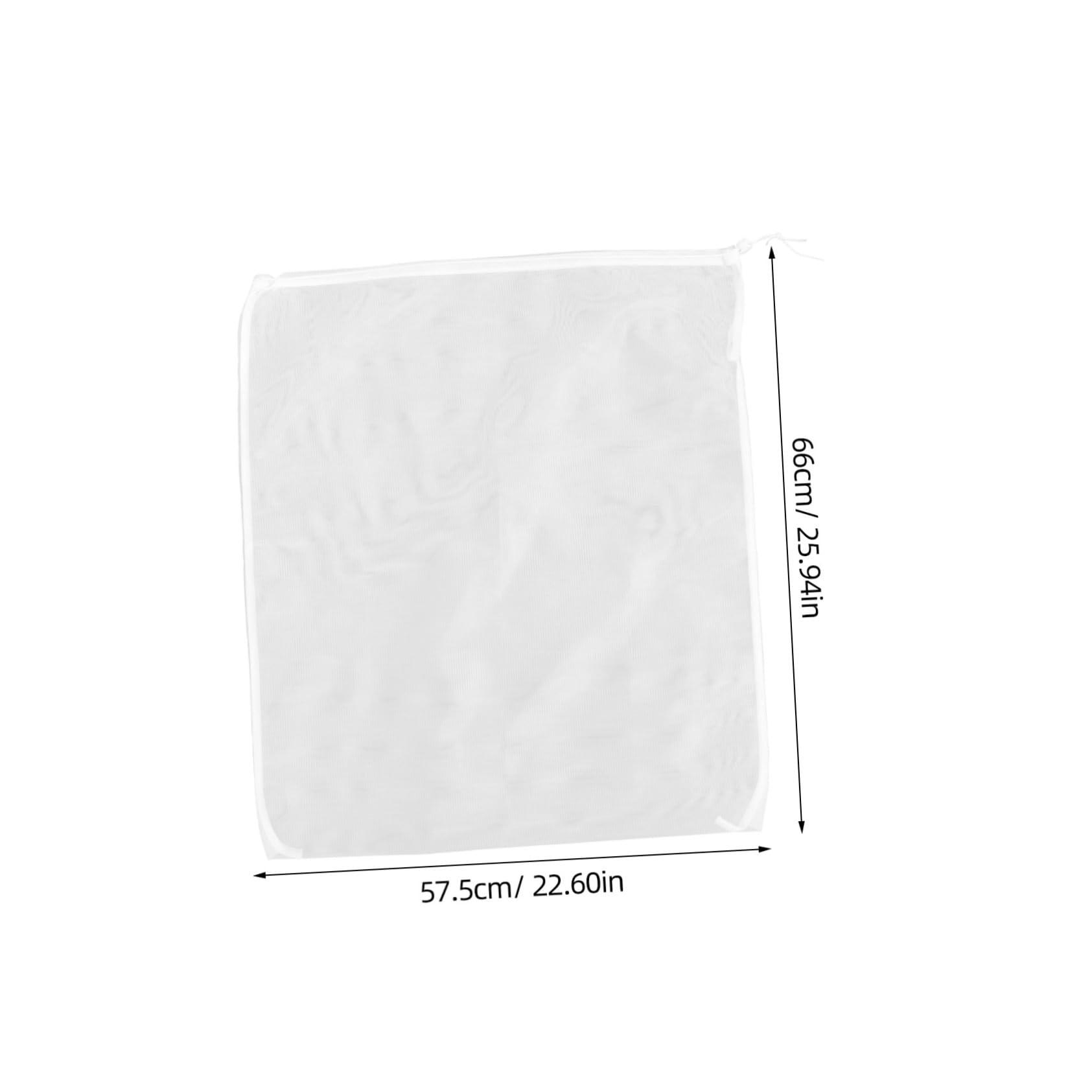 VINTORKY Wine Filtering Bags Reusable Strainer Bag with Drawstring for Easy Brewing Mesh Filter for Juice Washable