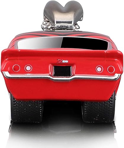 Miniatura 3 de 1971 Chevy Camaro rojo y negro 164 modelo de auto fundido a presión por Muscle Machines 15554