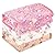Shoze Dog Claw Print Soft Blanket Durable and Washable Pet Dog Puppy Cat Beds Mat Light Pink M