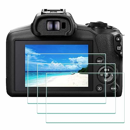✪ Pellicola protettiva per schermo LCD perfettamente adatta per fotocamera Canon EOSR100. Non per EOSR, EOSR5, EOSR3 e altri modelli. Facile da applicare con adesivo 100% senza bolle, installazione senza bolle.