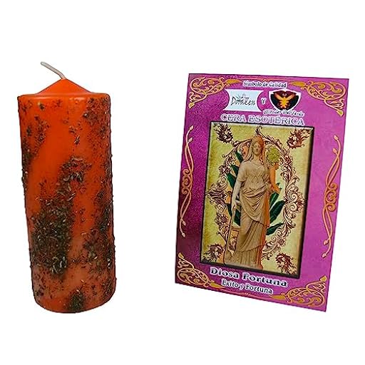 Velón herboreo Diosa Fortuna - Ritual místico para el éxito - Las Velas de Mariano | Ya disponible en tu tienda friki favorita! En mundofriki.es!