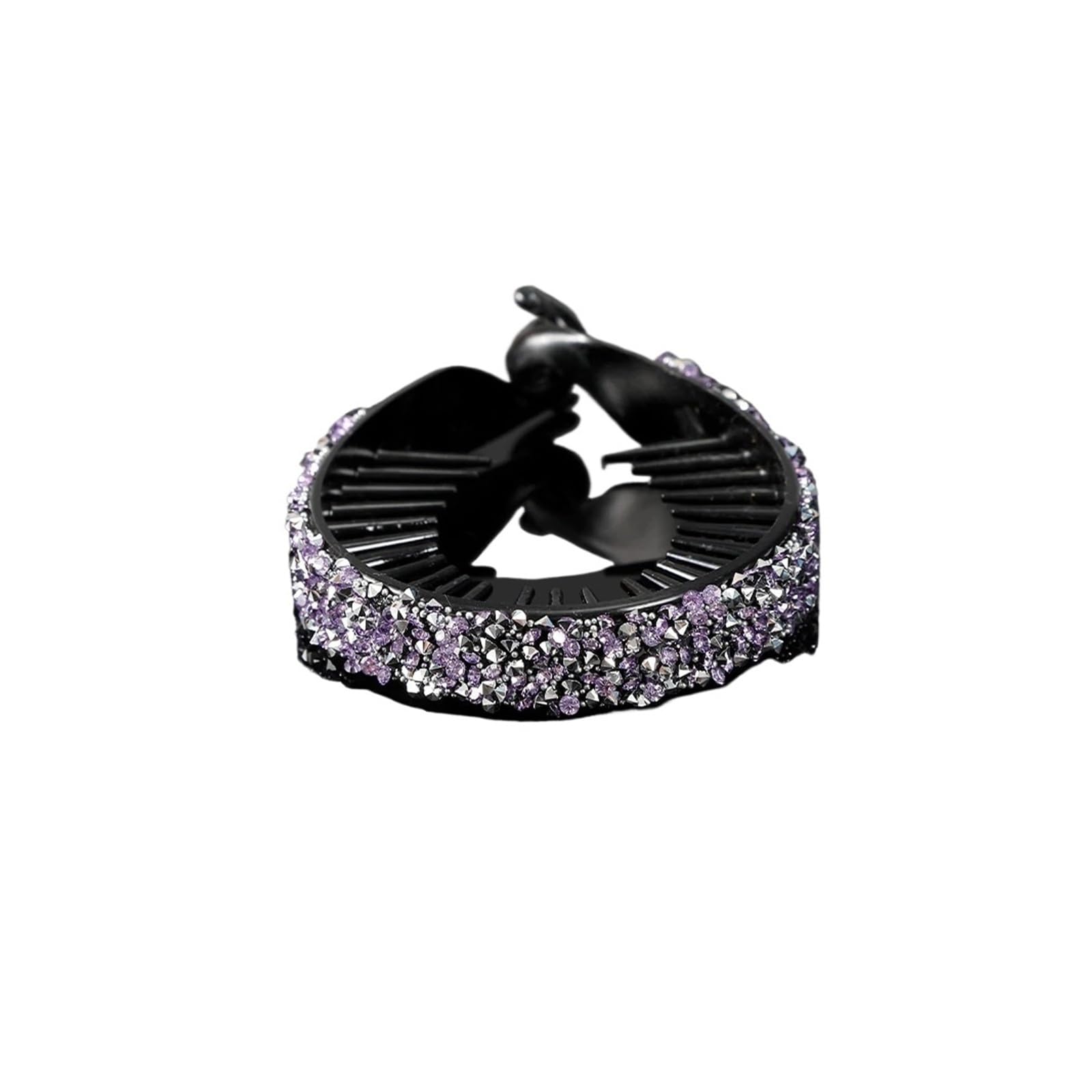 Fermagli for capelli con strass di cristallo for fibbia for coda cavallo Espandi accessori for for mollette da donna(Color11)