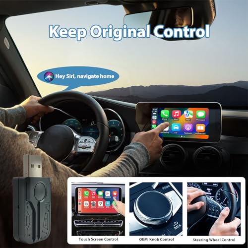 Autonano USB Carplay Trådlös Adapter för iPhone och Android 2016+