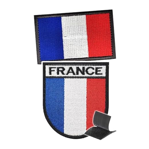 Patch France 2 scratch France drapeau ecusson a coudre scratch drapeau Français patch vetement sac a dos patch Francais patches militaire