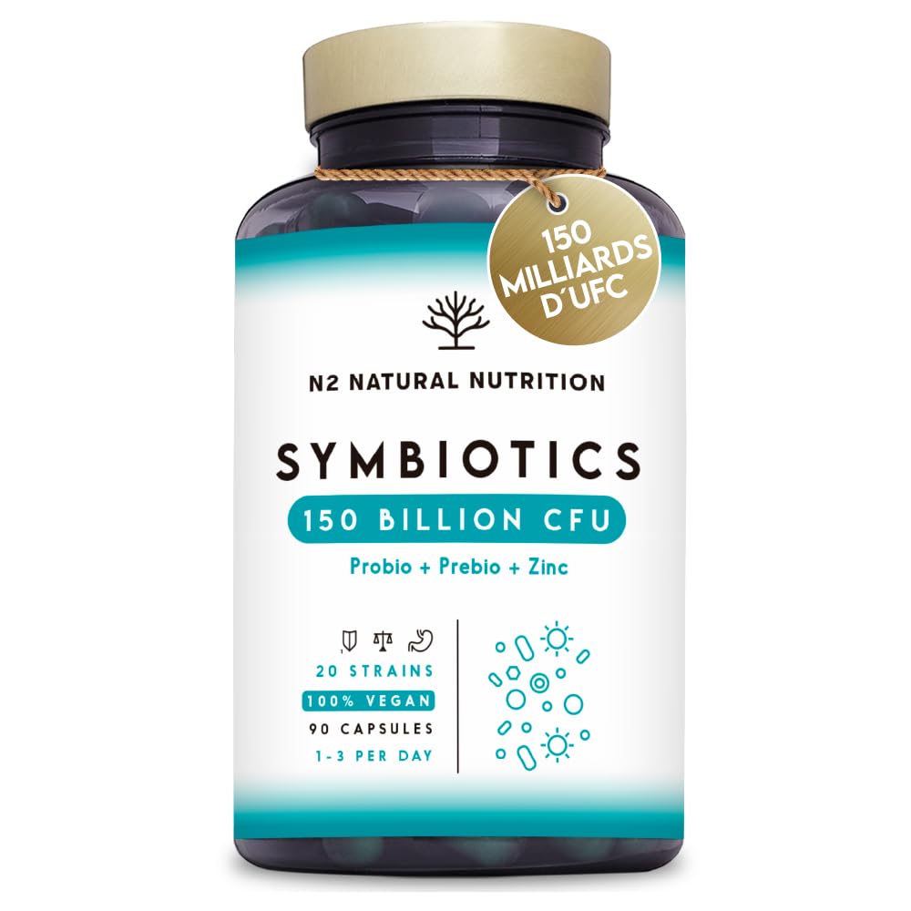 150 milliards d'UFC avec 810 mg de FOS (inuline) et zinc, 90 gélules