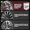 Rimblades Original Rot Alufelgenprotektoren | Alufelgenschutz | Felgenschutz | Radschutz | Radschutz | Passend für 12 bis 24 Zoll Räder #4