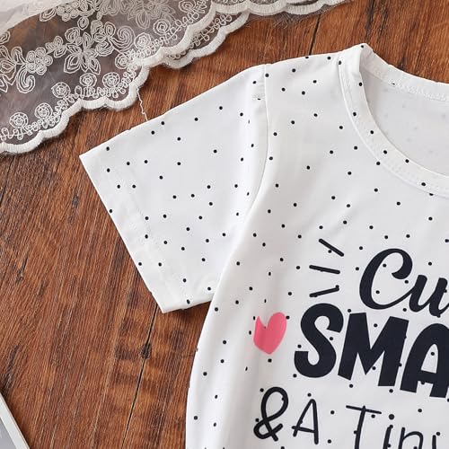 Image of OLMRJKD Kid Toddler Girl Clothes Outfits Short Sleeve Butterfly Top Flared Leg Pants Summer Clothing Set