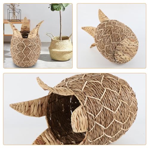 Panier tressé d'ananas multifonction, rangement bureau en fer