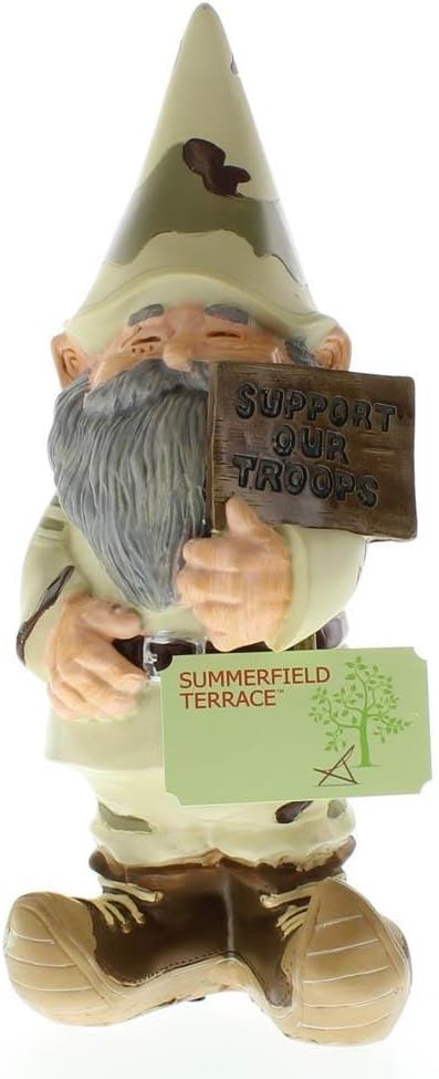 Support Our Troops Garden Gnome