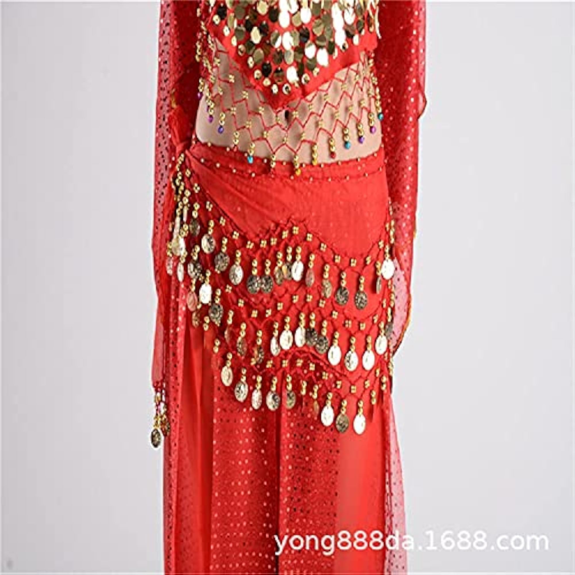 Belly Dance Waist Chain with 128 Coins