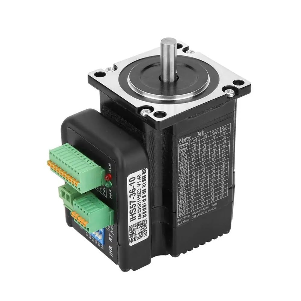 POWTAXBJGD NEMA24 3Nm in Integrated Closed Loop Stepper Electronic Starter with Driver 36VDC iHSS60-36-30(IHSS60-36-30)