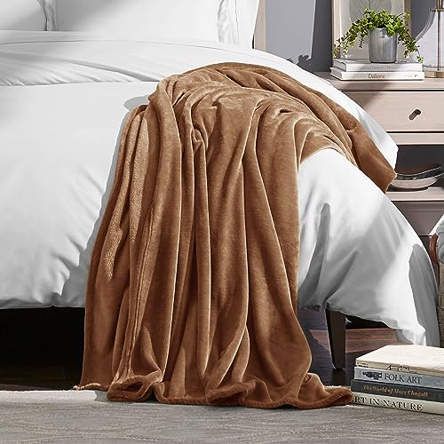 Oxford Homeware Fleece Blanket Sofa Throw Cuddly Reversible Soft Throws for Bed Couch, Settee - Image 3