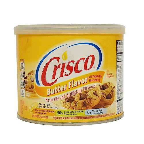 Crisco Butter Flavored All Vegetable Shortening, 453 g