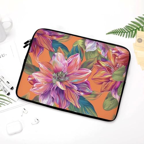 Funda para portátil de 25.4 cm naranja con protección acolchada 4