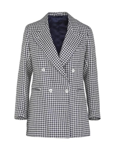 Blazer Pied-de-Poule Femme : Finis les Plis en Veste de Costume de Bal