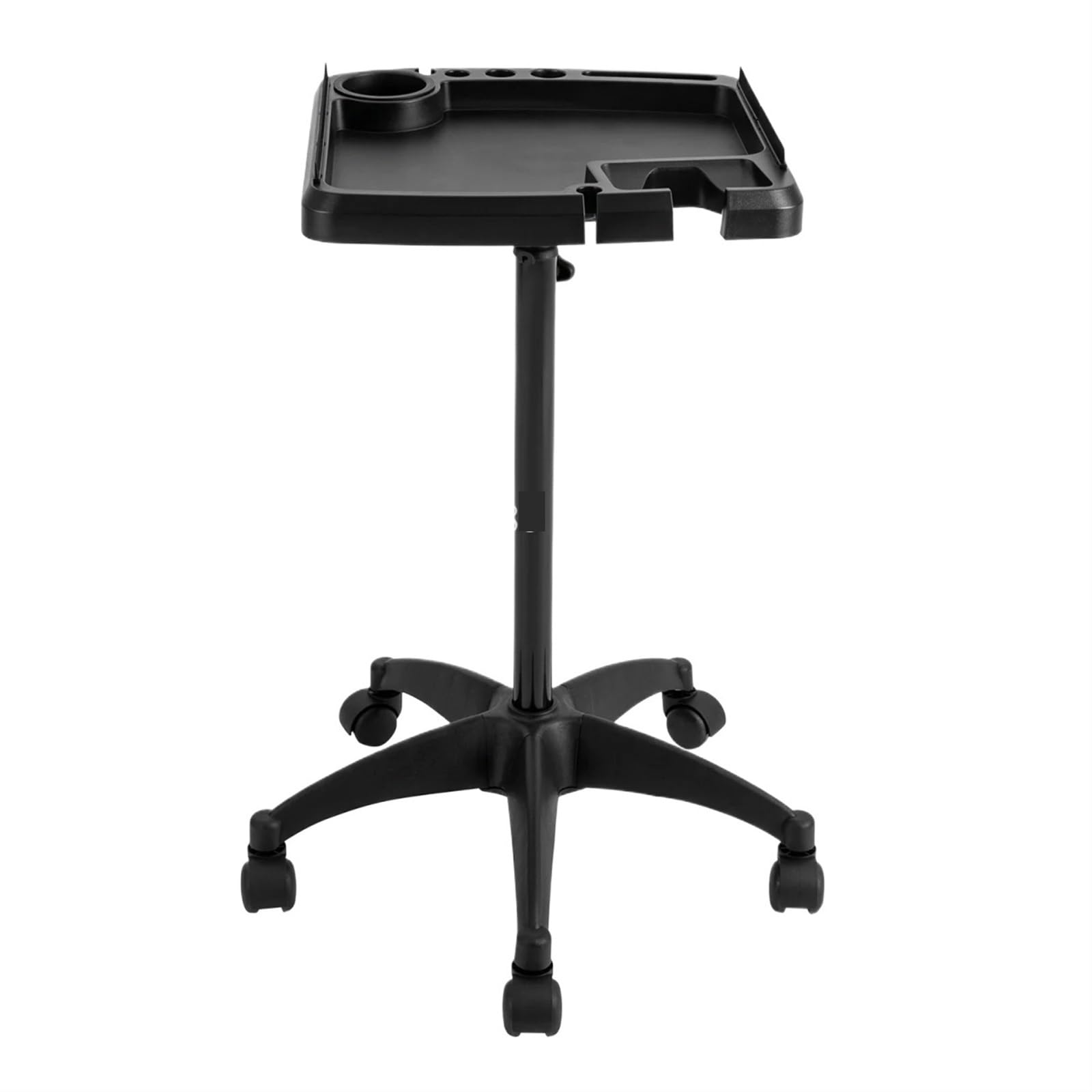 Carrello per Estetista Carrello for Vassoio for Salone con rotelle Carrello for Vassoio for Strumenti for Estensione dei Capelli Carrello for Estensione Mobile for Capelli(Black)