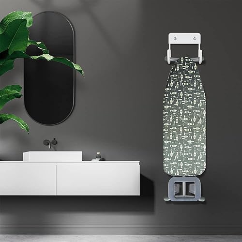 Miniatura 8 de BiJun Soporte de pared para tabla de planchar, colgador para tabla de planchar, soporte para tabla de planchar con una longitud de 5 pulgadas,