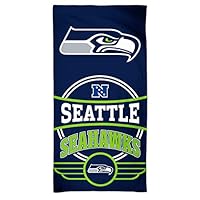 Wincraft NFL Badetuch Seattle Seahawks Logo Beach Towel Handtuch Strandtuch 150x75cm