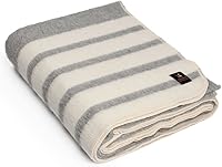 Vista 190 de Thick Alpaca Wool Blanket – Heavyweight Alpaca Wool Blanket for Camping Outdoors or Using Indoors Soft Peruvian Alpaca Wool Blankets