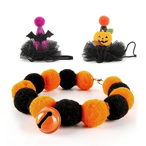 Disfraz Halloween Gato Sombrero y Collar Talla L miniatura 7
