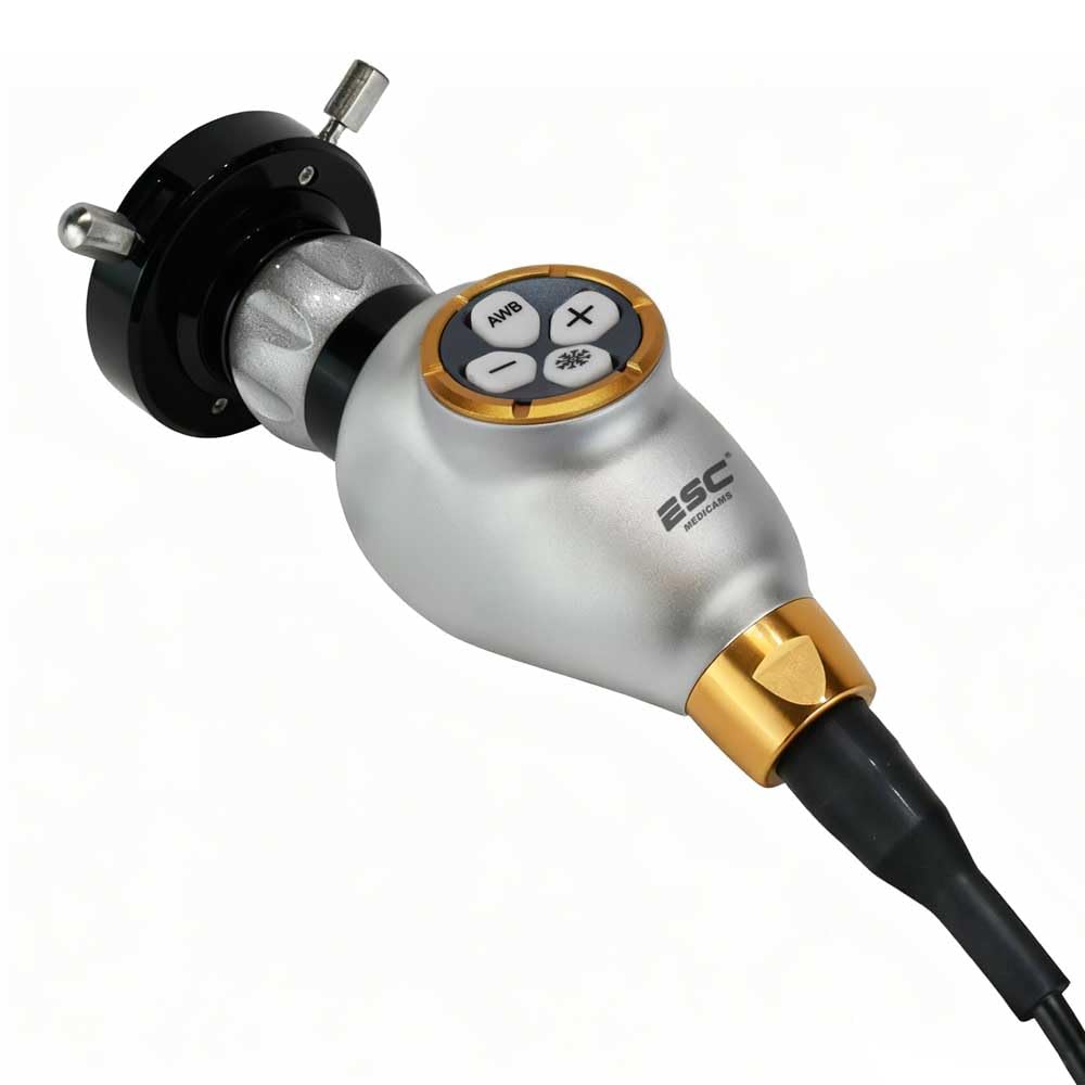 ESC Medicams Endoscopy Camera Portable HD Rigid Ent w/Coupler Adapter 1.2 MP (Model : ENT-2000US-P) (119.000)