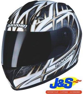 J\u0026S Marushin Taki 888 RS - Casco da moto con visiera, per corse e viaggi su  strada : Amazon.it: Auto e Moto