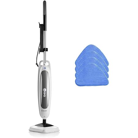 Amazon.com: Reliable 300CU - Steamboy Pro - Fregona eléctrica de vapor y  depuradora con 4 almohadillas de microfibra, 1500 W, limpiador de vapor  para azulejos, lechada, suelo de madera dura y alfombras,