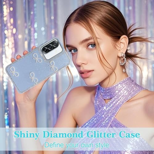 Image of DIZORO for Samsung Galaxy A36 5G case,Cute Bow Tie Aesthetic Phone Case,Trendy Slim Hard IMD Shockproof Protective Bumper Designer Phone Back Cover for Women Girls - Sierra