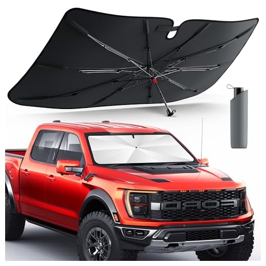 Best umbrella car shade big w DMJN Umbrella Windshield Sun Shade