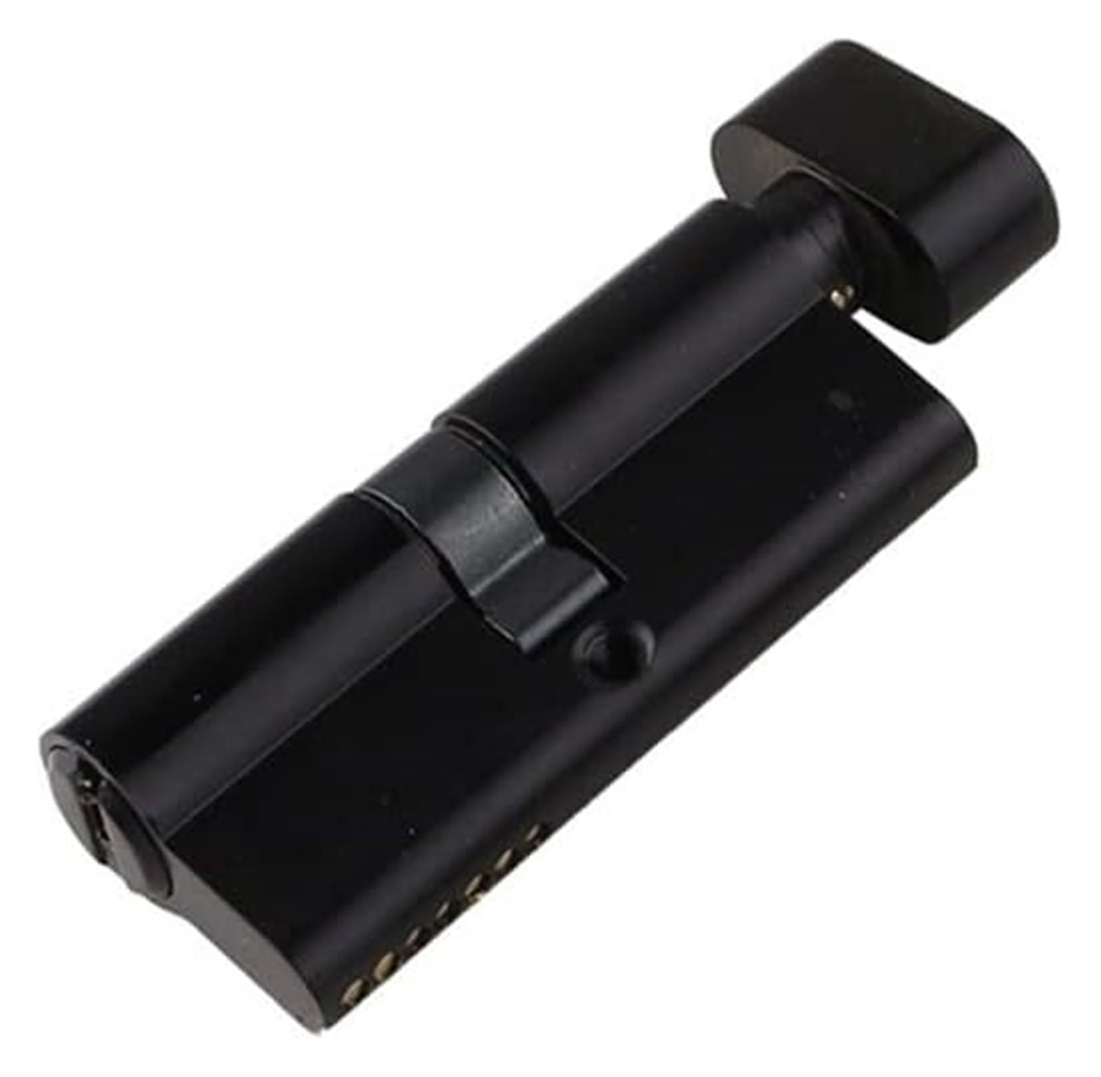 Cyjaznhh 70Mm Door Lock Cylinder, All Brass Black, 60-100Mm(70Mm)
