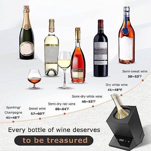 Refroidisseur de bouteille de vin électrique performant pour préserver les arômes à table
