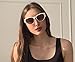 FEISEDY Cat Eye Sunglasses for Women Retro Trends Womens Fashion Cateye Shades UV400 Sunnies B2365
