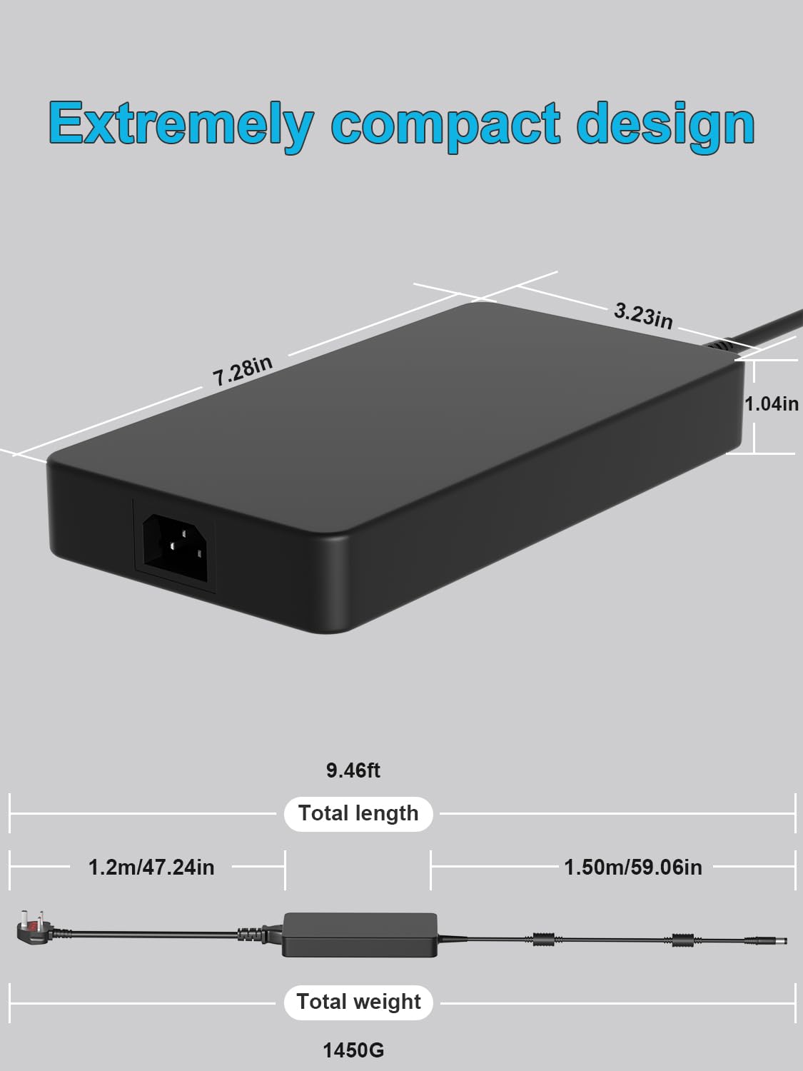 Alimentatore di rete da 330 W per Dell Alienware