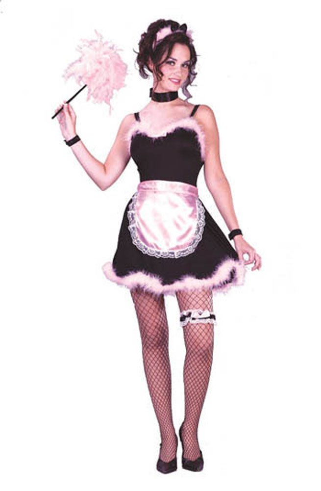 Pink French Maid Teen Costume (Teen Size)