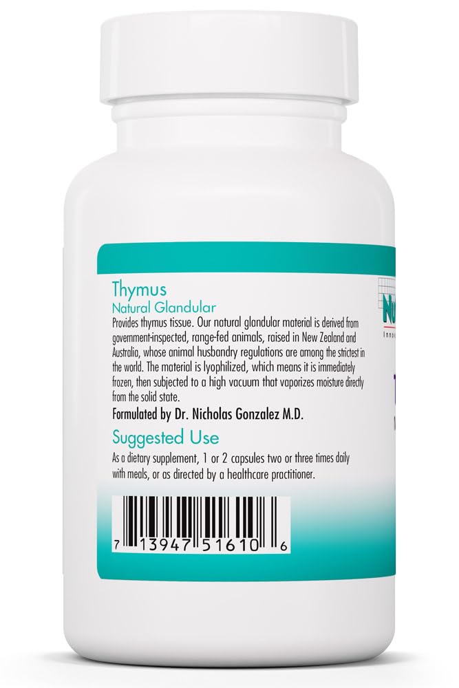 Nutricology Thymus Ovine Glandular Extract, 75 Vegicaps — Amazon image 3