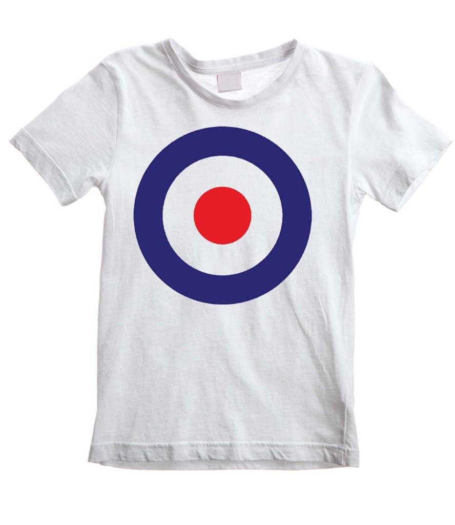 Tribal T-Shirts White Mod Target Children's/Kids T-Shirt (Ages 3 To 12) (Age 11 To 12)
