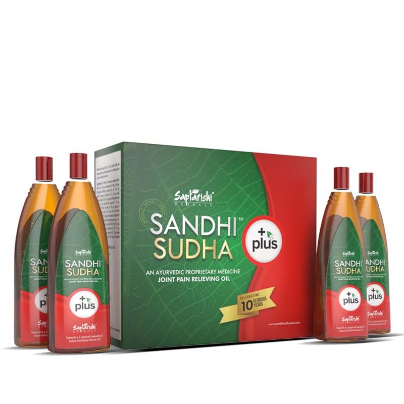 Sandhi Sudha Plus Ayurvedic Joint Pain Relief Oil – Pack of 4 × 150 ml Herbal Massage Oil for Knee, Back, Arthritis & Muscle Pain, Natural Anti-Inflammatory Joint Care & Body Ache Remedy-image-8