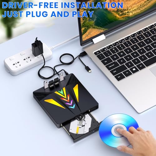 Lecteur de disque externe haute vitesse USB 3.0 Type C au design fin - 5