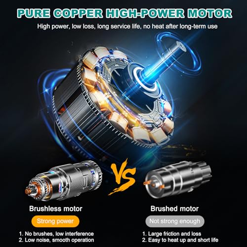 Turbo - Soplador de aire secador de coche de 800 W - Soplador de alta potencia de 35000 RPM para coches, sofás, camping, talleres, colchones de aire y juguetes