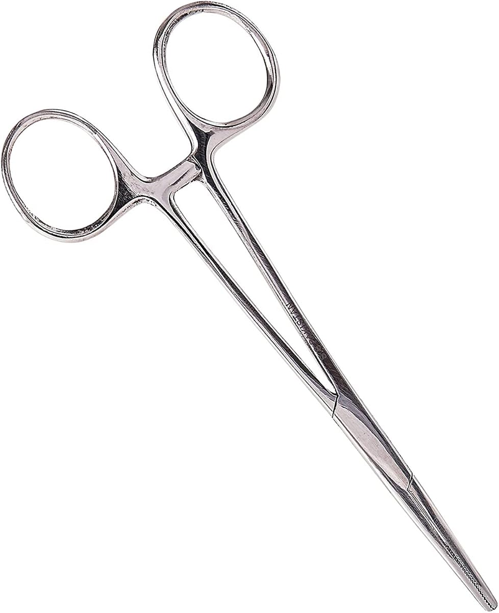 Kelly Medical Locking Forceps, Silver, 5.5"