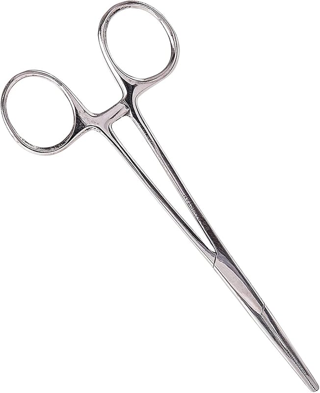 Kelly Medical Locking Forceps, Silver, 5.5"