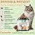Carmelie Flea and Tick Chews for Cats - 200 Chewables Natural Cats Fleas and Ticks Prevention – Cat Flea Tick Support, Cat Flea Soft Treats for All Breeds & Ages-Chicken Flavor