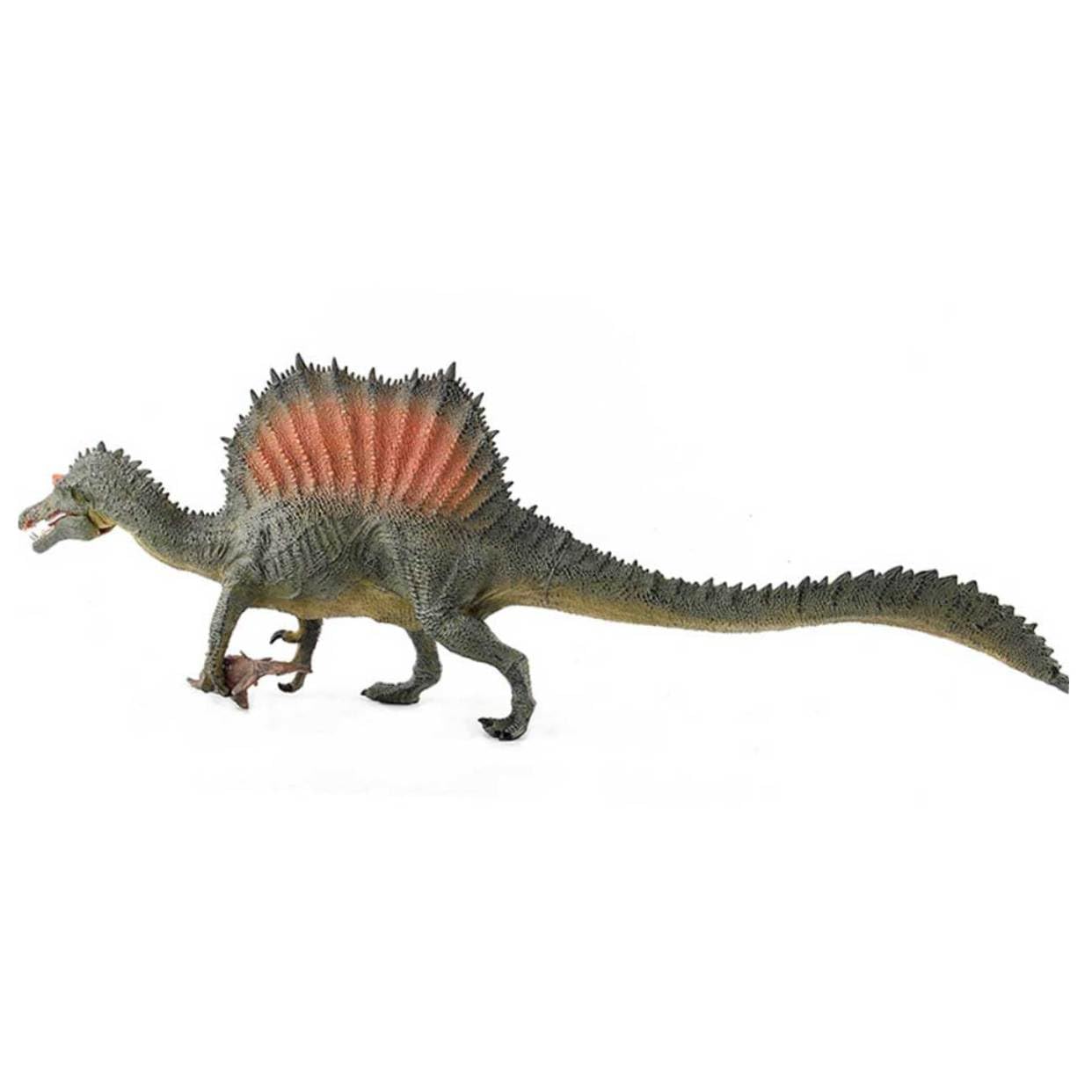 TOYANDONA Figura de Dinosaurio con mandíbula móvil de plástico Texturizado Claro, Escultura artística para Escritorio en casa, Juguete Realista de Dinosaurio para Regalo Infantil
