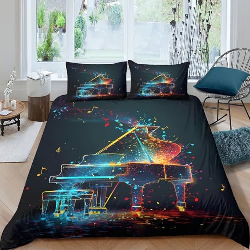Parure de lit imprimé 3D artistique en microfibre King premium