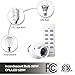 DEWENWILS Remote Control Light Bulb Socket, Wireless Light Socket Switch Kit, Remote Light Socket E26/E27 Base for Pull Chain Light Fixture, No Wiring, ETL Listed(1 Remote+3 Sockets)