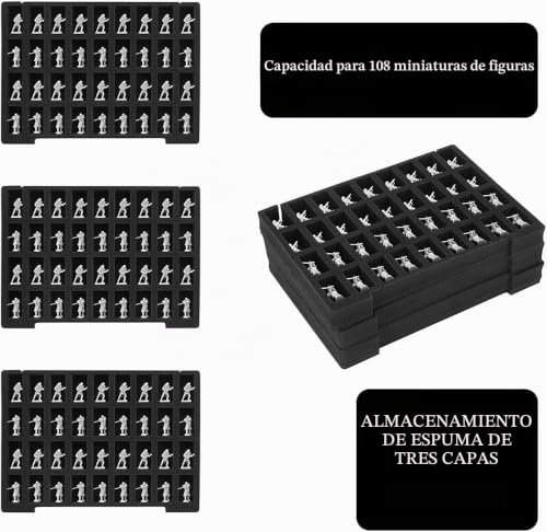 Maletín de almacenamiento en miniatura ideal para transportar tus figuras a partidas de D&D 4